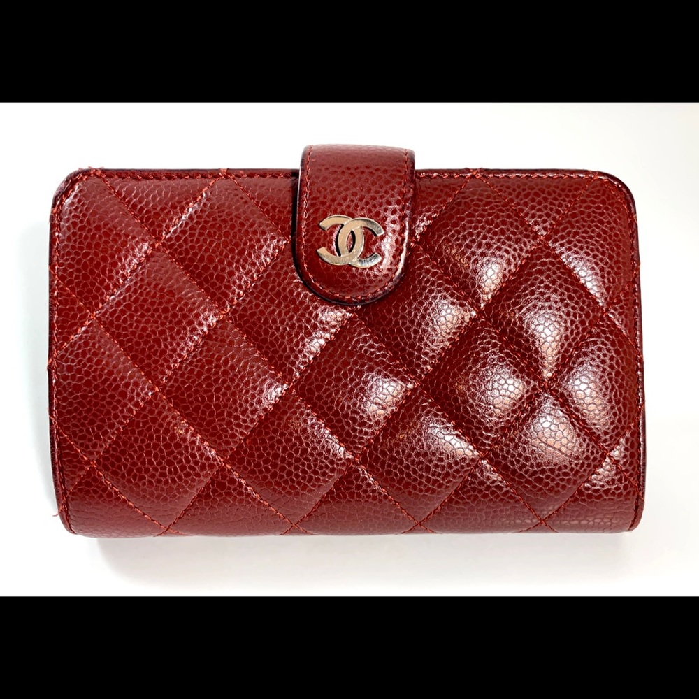 **SOLD** Chanel Matelasse Bordeaux Cavier skin